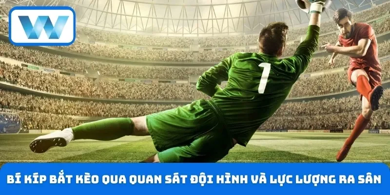 Bí kíp bắt kèo qua quan sát đội hình và lực lượng ra sân